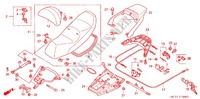 SINGLE SEAT (2) for Honda SILVER WING 600 ABS 2005