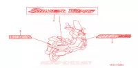 STICKERS for Honda SILVER WING 600 ABS 2005