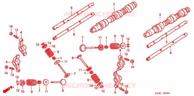 CAMSHAFT Honda MOTO 1500 GOLD-WING 2003  GL1500CD3