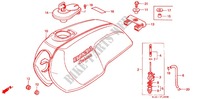 FUEL TANK for Honda GB 250 CLUBMAN With speed warning light 1997