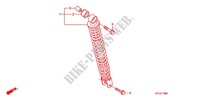 REAR SHOCK ABSORBER (2) for Honda TODAY 50 F 2010