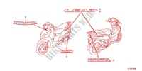 STICKERS for Honda LEAD 125 2014