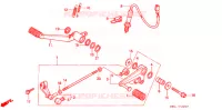 PEDAL for Honda NT 650 BROS TYPE II 1989