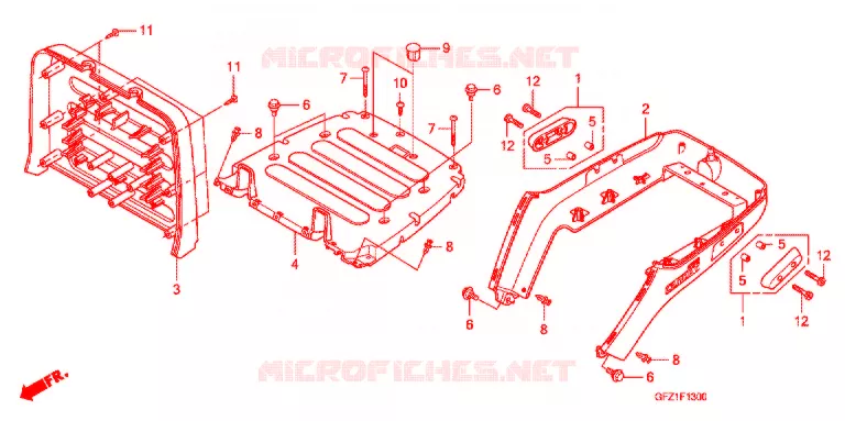 LUGGAGE RACK Honda SCOOTER 50 GYRO 2017  TC50B