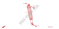 REAR SHOCK ABSORBER (2) for Honda TRX 250 FOURTRAX RECON Electric Shift 2004