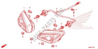 HEADLIGHT for Honda TRX 250 FOURTRAX RECON Electric Shift 2014