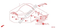 SINGLE SEAT (2) for Honda TRX 250 FOURTRAX RECON Electric Shift 2014