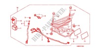TRAILER HITCH SET for Honda TRX 250 FOURTRAX RECON Standard 2006