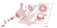 CRANKSHAFT for Honda TRX 250 FOURTRAX RECON Standard 2010