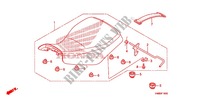 SINGLE SEAT (2) for Honda TRX 250 FOURTRAX RECON Standard 2010