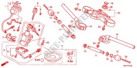 HANDLEBAR   TRIPLE CLAMP   STEERING STEM (CBR1000RRC/D/RAC/D) for Honda CBR 1000 RR ABS WHITE 2012