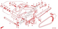 SWINGARM   CHAIN CASE for Honda CBR 1000 RR ABS WHITE 2012