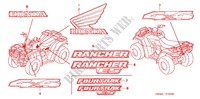 STICKERS for Honda FOURTRAX 350 RANCHER 4X4 Electric Shift 2006
