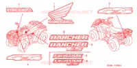 STICKERS for Honda FOURTRAX 350 RANCHER Electric Shift 2004