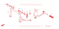 MAIN STAND   KICK STARTER ARM for Honda LEAD 90 1991