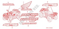 STICKERS for Honda FOURTRAX 400 RANCHER AT 2006
