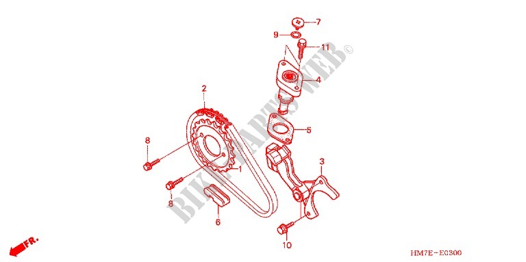 CAM CHAIN   TENSIONER for Honda FOURTRAX 400 FOREMAN 4X4 2003