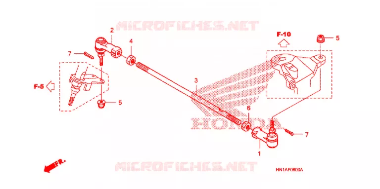 TIE ROD Honda ATV 400 FOURTRAX 2010  TRX400X9
