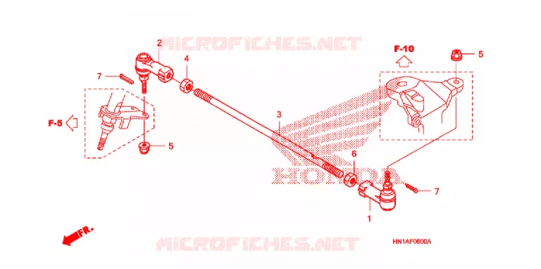 TIE ROD Honda ATV 400 FOURTRAX 2009  TRX400X9
