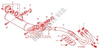 EXHAUST MUFFLER (2) for Honda SPORTRAX TRX 400 X 2012
