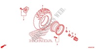 REAR WHEEL for Honda FOURTRAX 420 RANCHER 4X4 DCT CAMO 2014