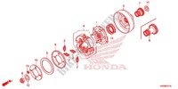 STARTER MOTOR CLUTCH for Honda FOURTRAX 420 RANCHER 4X4 DCT EPS CAMO 2016