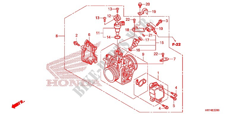 THROTTLE BODY for Honda FOURTRAX 420 RANCHER 4X4 AT DCT IRS 2016