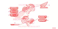 STICKERS for Honda FOURTRAX 420 RANCHER 4X4 AT DCT IRS EPS 2016