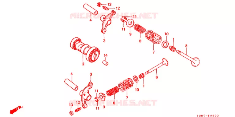 CAMSHAFT Honda MOTO 90 CD 1996  CD90ST