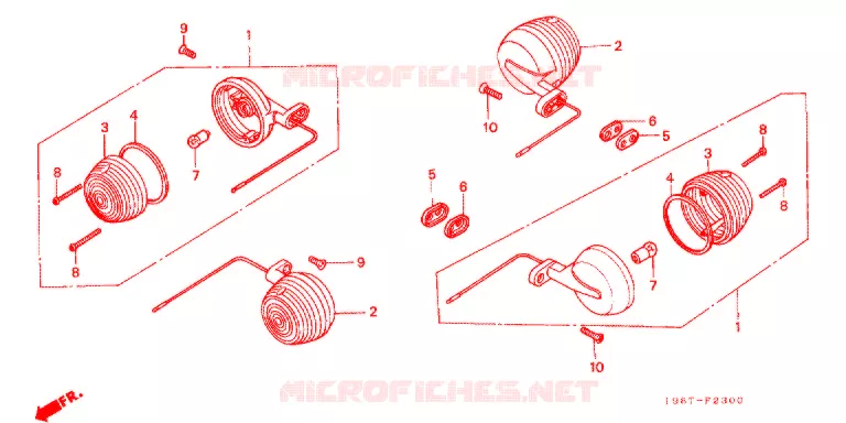 INDICATOR (2) Honda MOTO 90 CD 1997  CD90ST