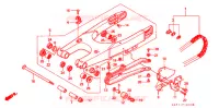 SWINGARM   DRIVE CHAIN for Honda CR 80 R BIG WHEEL 1999