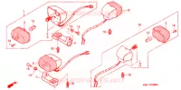 INDICATOR (2) for Honda TLM 220 1991