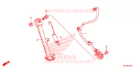 SIDE STAND for Honda CBR 500 R 2017