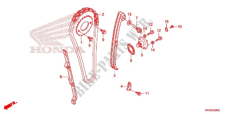 CAM CHAIN   TENSIONER for Honda CRF 230 F 2017