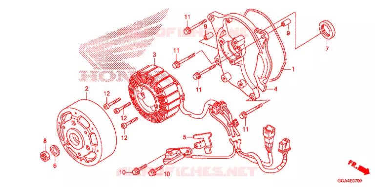 ALTERNATOR Honda SCOOTER 50 RUCKUS 2017  NPS50H_A