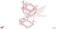 CYLINDER for Honda FOURTRAX 500 RUBICON IRS DCT EPS 2017