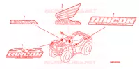 STICKERS for Honda FOURTRAX 680 RINCON CAMO 2006