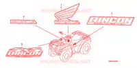 STICKERS for Honda FOURTRAX 680 RINCON CAMO 2009