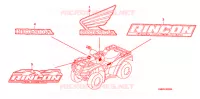 STICKERS for Honda FOURTRAX 680 RINCON 2009