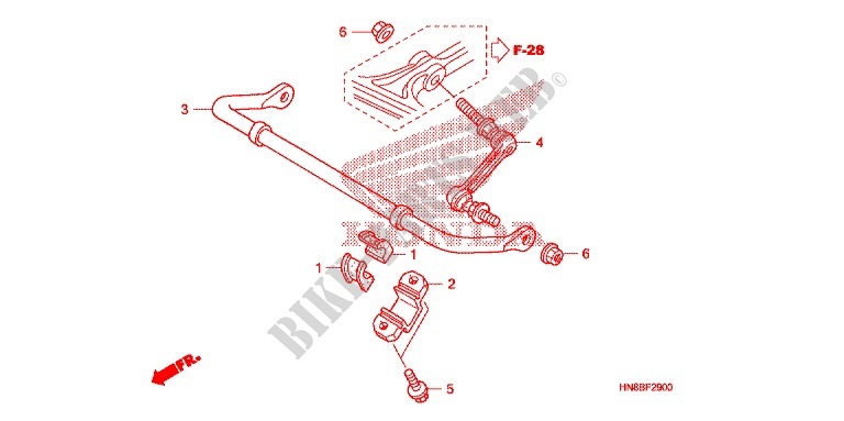ANTI ROLL BAR for Honda FOURTRAX 680 RINCON 2013