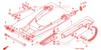 SWINGARM   CHAIN CASE for Honda VF 750 MAGNA 1998