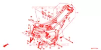 FRAME for Honda CB 650 F 2017