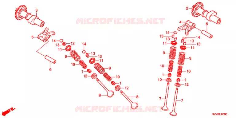 CAMSHAFT Honda MOTO 250 CRF 2019  CRF250MH