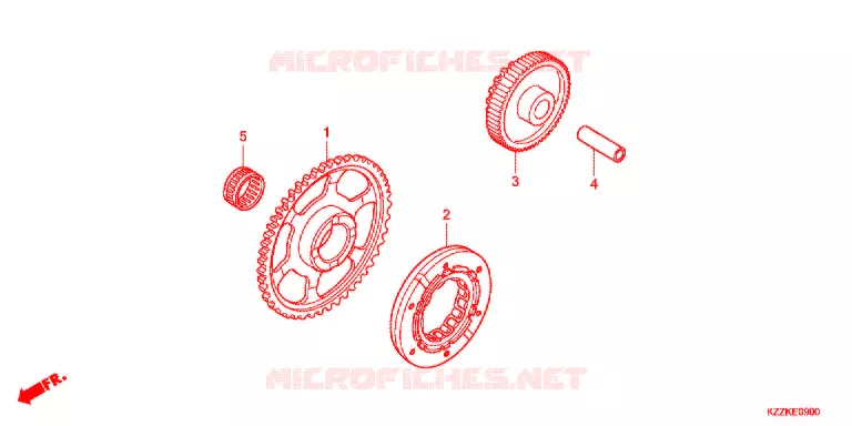 STARTER MOTOR CLUTCH Honda MOTO 250 CRF 2018  CRF250MH
