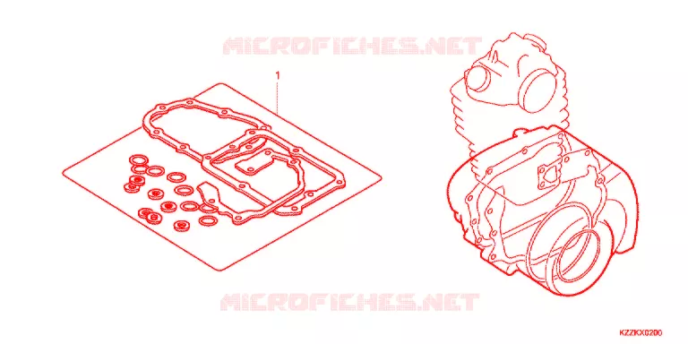 GASKET KIT Honda MOTO 250 CRF 2017  CRF250RLDH
