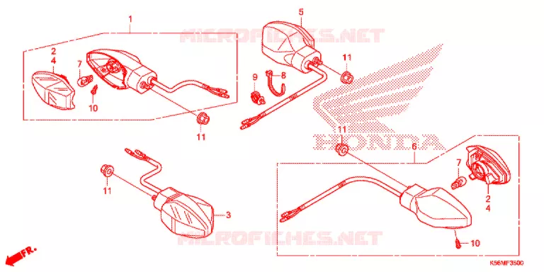 INDICATOR (2) Honda MOTO 150 RS 2017  FS150FH