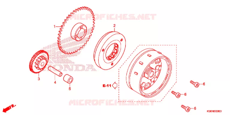 STARTER MOTOR CLUTCH Honda MOTO 150 RS 2017  FS150FH