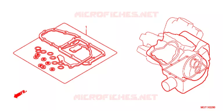 GASKET KIT Honda MOTO 400 VT 2012  VT400SB