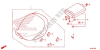 SEAT (VT750C/CS) for Honda SHADOW VT 750 AERO 2015