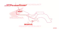 STICKERS (VT750C/CS) for Honda SHADOW VT 750 AERO 2015